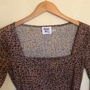 Princess Polly Cheetah bodysuit